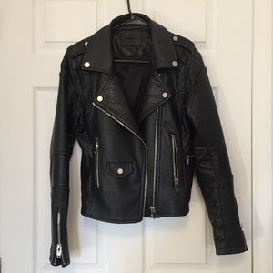 BLANK NYC - Vegan Leather Moto Jacket